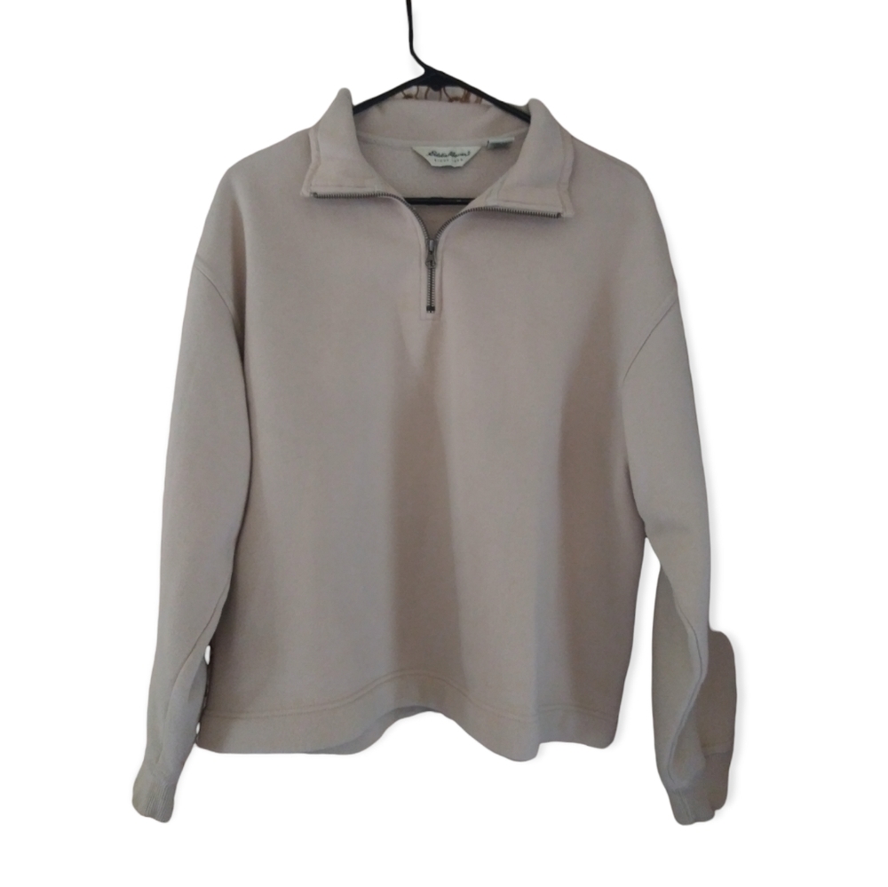 Womans Large Eddie Bauer quarter zip pullover sweatshirts